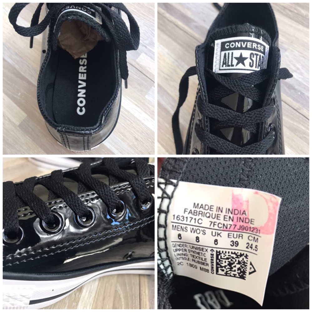 Converse AdVulc Ctas Patent LT Black W AUTHENTIC - Picture 8 of 8